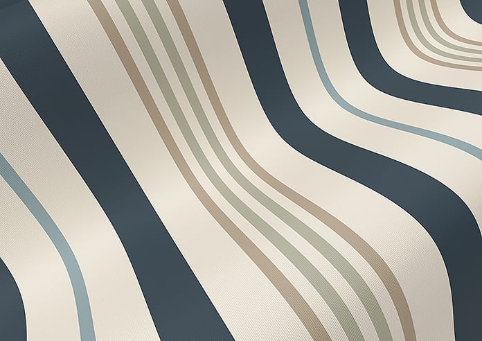 The British Stripe Co. George, Polzeath No.1 - Twist&Fit Roller Blind - Image 4